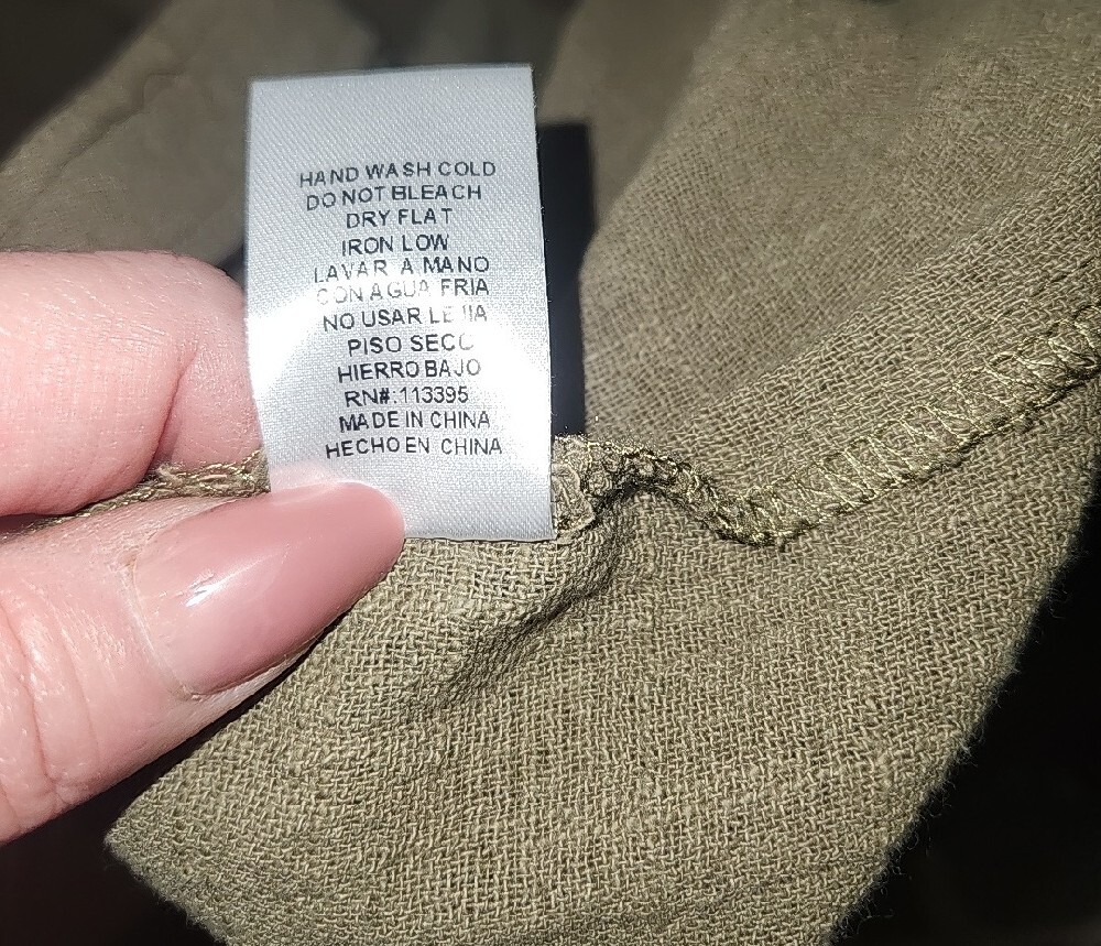 BUCKLE Women’s Olive Or Coral Tie-Strap Jumpsuit - Picture 5 of 7